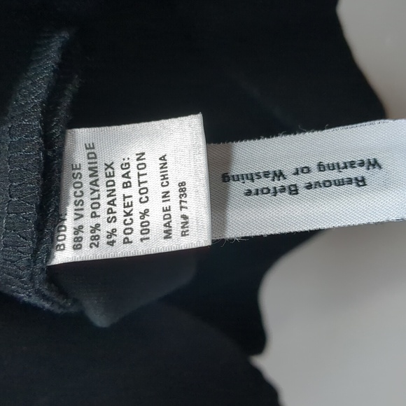 Madewell Sleeveless Ponte Little Black Dress, Mini, Size S - Picture 8 of 8